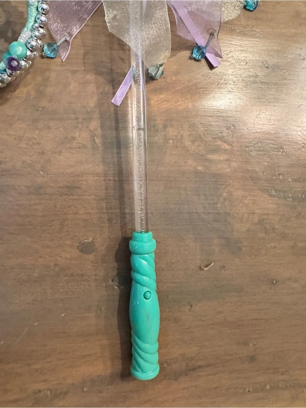 Disney Teal & Purple Princess Tiara and Wand Set